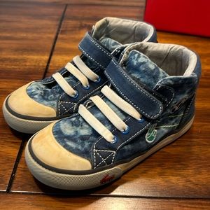 See Kai run blue tie dye high top sneaker shoe size 11